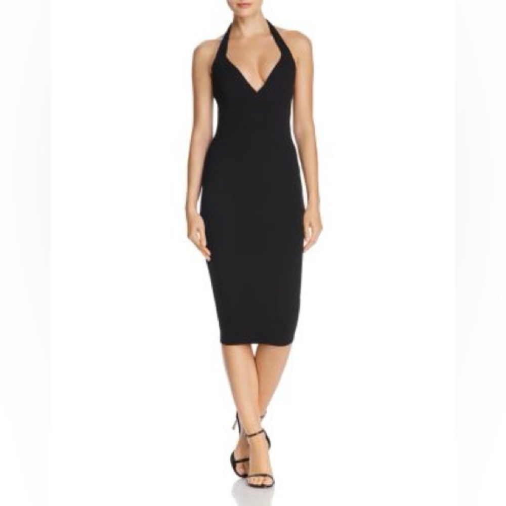 Nookie Black Halter Dress
